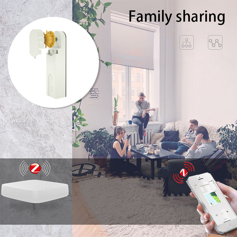 Motore Per Tende Intelligenti SafeHome PT923 - WiFi, Controllo App Tuya, Telecomando Incluso, Per Tende Fino A 50 Kg E 12 M